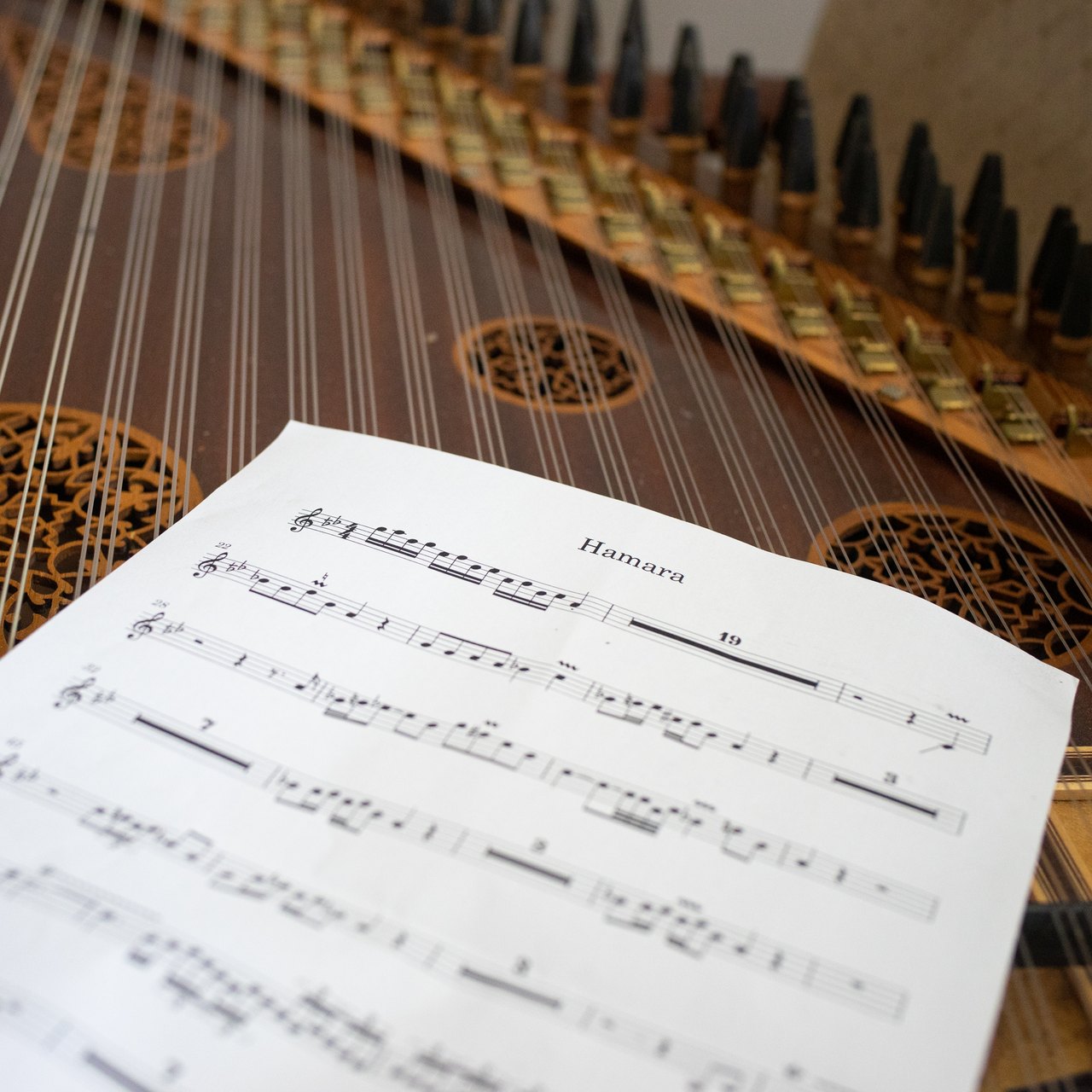 A qanun with a written part
