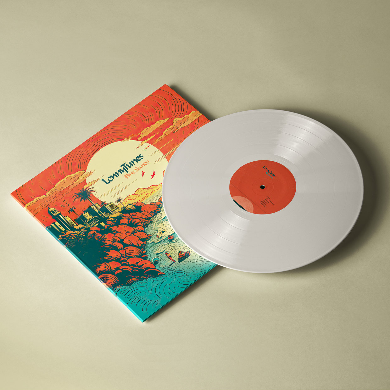 Fine Sands vinyl: front sleeve and record